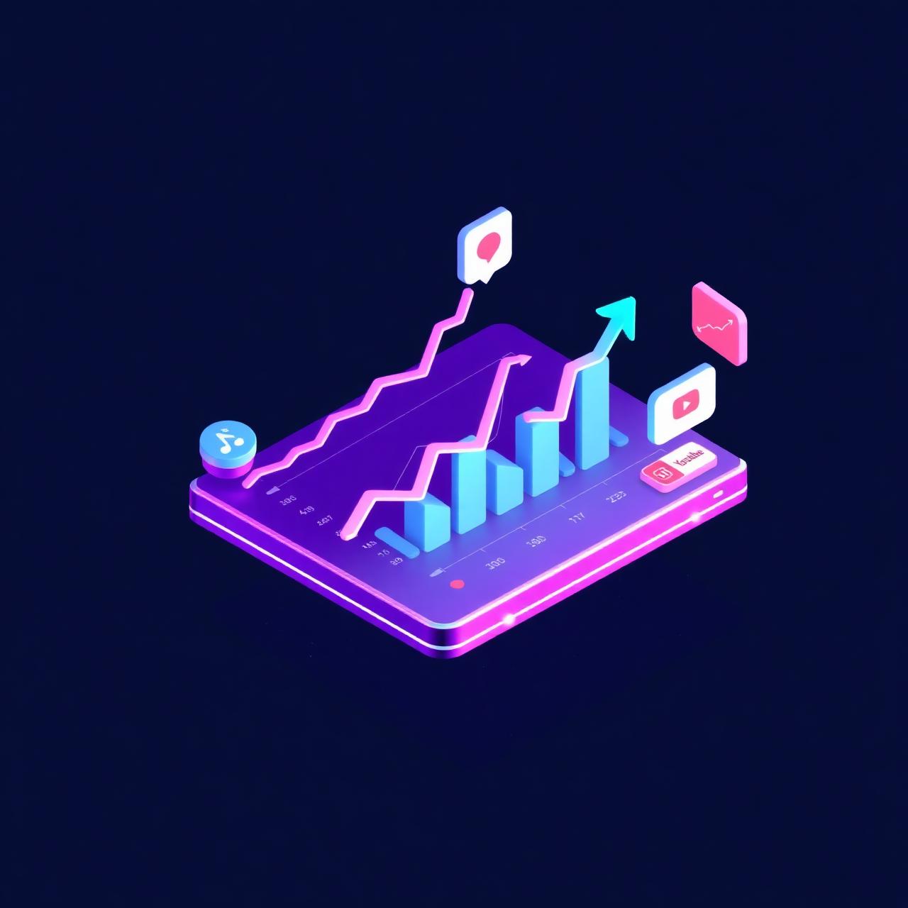 Ilustrasi dashboard digital marketing